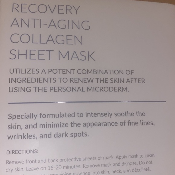 PMD recovery anti-aging collagen sheet masks New in Box - Picture 3 of 3
